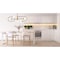 Z-Lite Neutra 5 Light Chandelier, Matte Black + Foundry Brass & Opal 621-5L-MB-FB - alternate 2